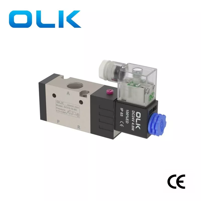 Zawór elektromagnetyczny serii 3v300, 3-drogowy