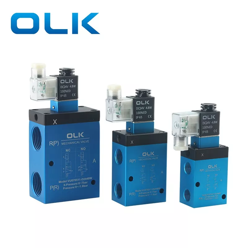 VU07 Zawór elektromagnetyczny próżniowy 3-drogowy